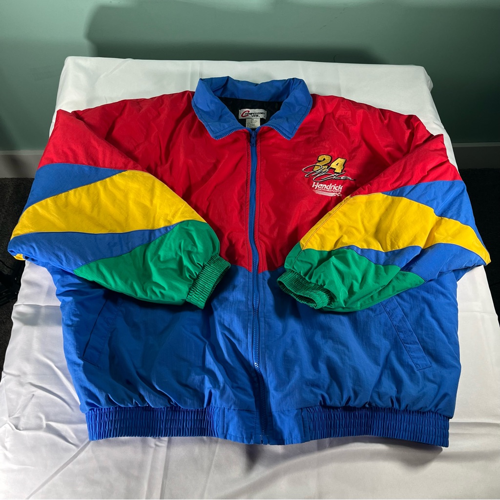 Jeff Gordan Vintage Competitor’s View Zip Up Jacket Men’s Size Xl